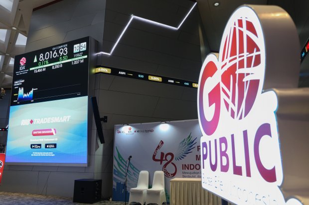IHSG ditutup naik 0,53% atau 42,69 poin ke level 8.051 (Foto: Katadata/Fauza)
