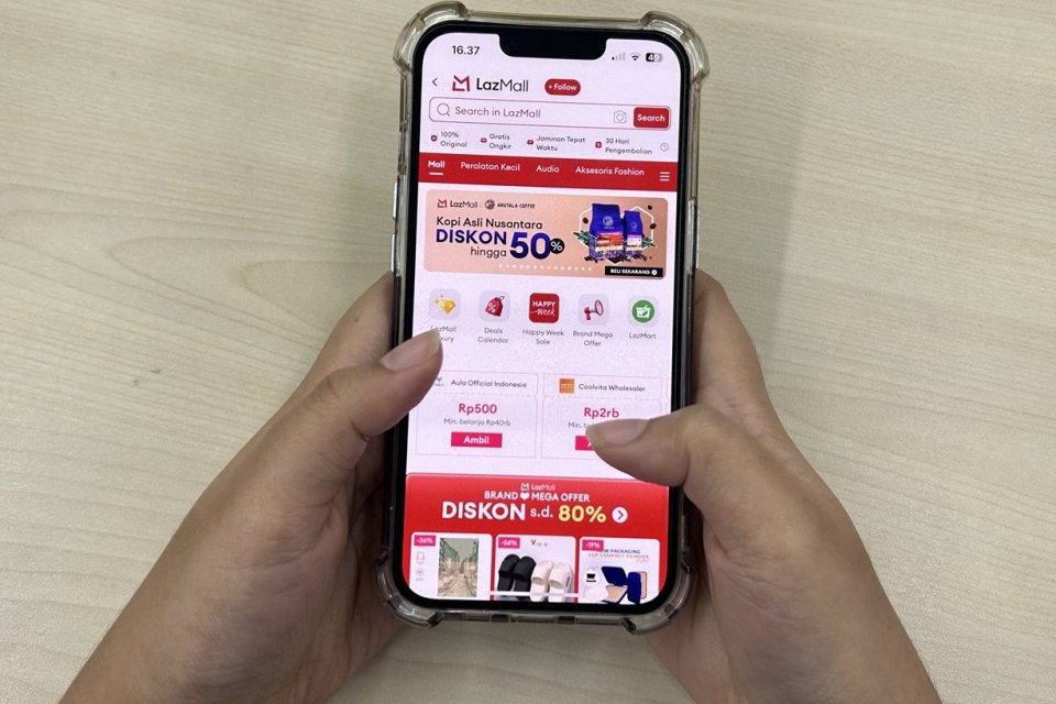 LazMall Lazada, belanja online,