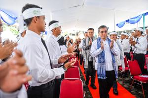 Pelepasan peserta pemagangan ke Jepang di Jawa Barat