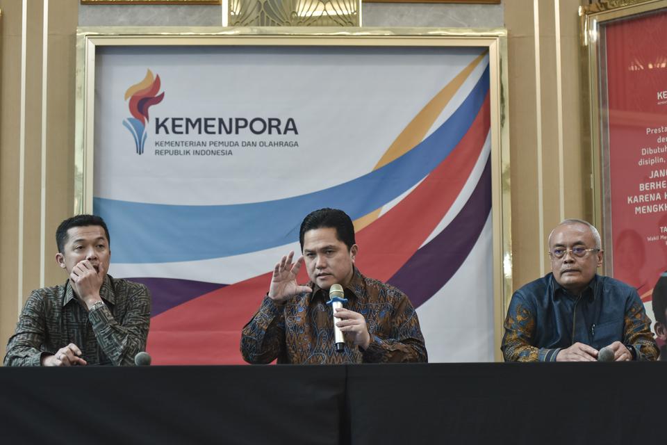 erick thohir, menpora, permenpora