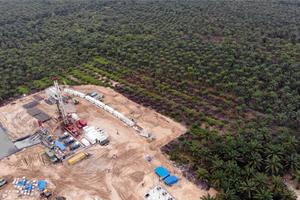 Pengeboran sumur migas Pertamina Hulu Rokan