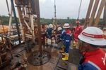 Pengeboran sumur migas Pertamina Hulu Rokan