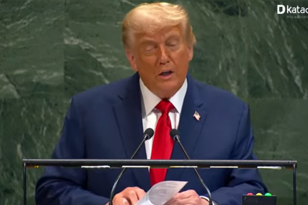 Donald Trump berpidato di Sidang Umum PBB