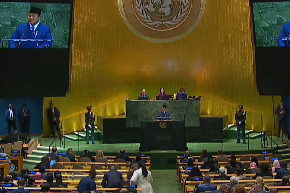 Presiden Prabowo di Sidang Umum PBB,