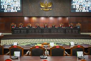 Sidang putusan PHPU Bupati Bangka dan uji materi UU Pemilu