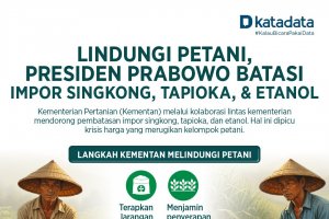 Lindungi Petani, Presiden Prabowo Batasi Impor Singkong, Tapioka, & Etanol