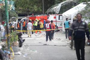 Bangunan mushalla ambruk di Ponpes Al Khoziny