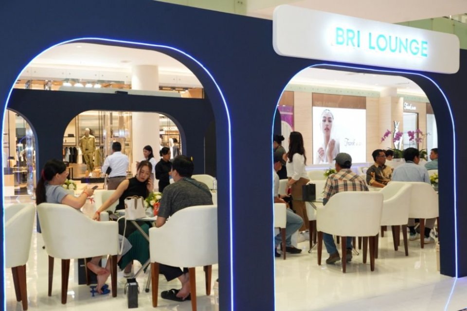 Suasana BRI Lounge.