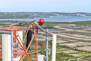 Perawatan tower telekomunikasi di Mandalika