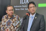 Menteri Keuangan Purbaya dan Direktur Utama BEI Iman Rachman