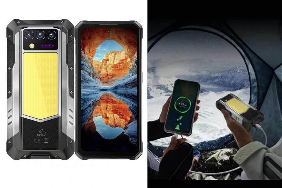 WP100 Titan Oukitel, hp baterai 33.000 mah,