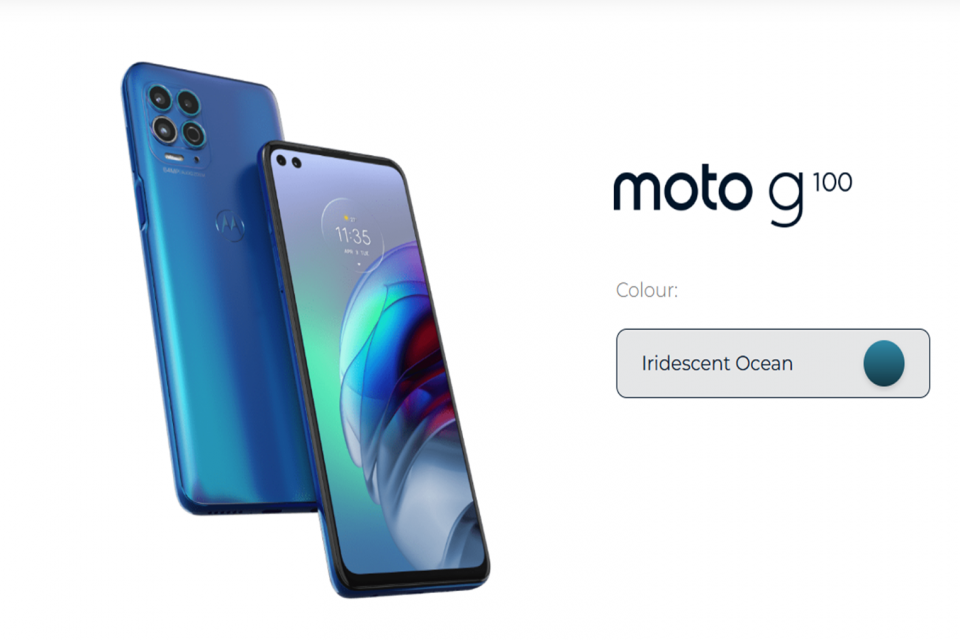 Motorola Moto G100,