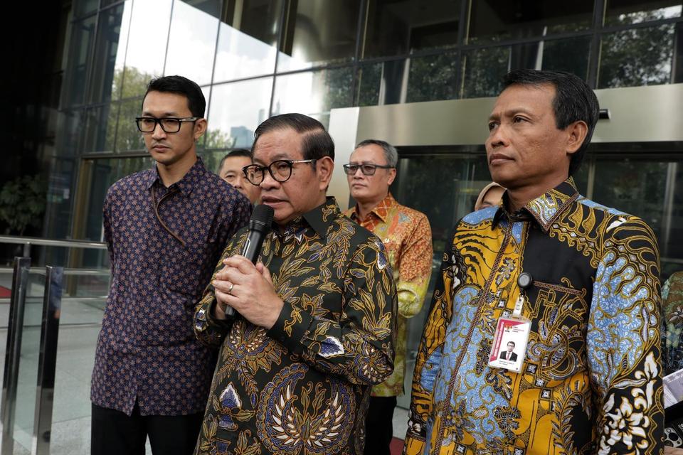 korupsi, pramono anung, mesin jahit