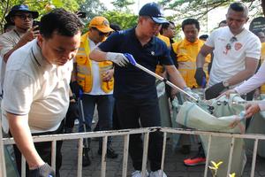 Aksi nyata Jumat bersih sampah di Kota Bogor