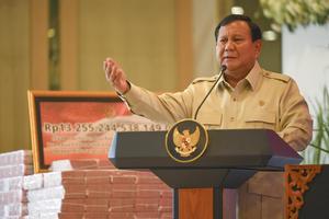 Presiden hadiri penyerahan uang hasil korupsi CPO