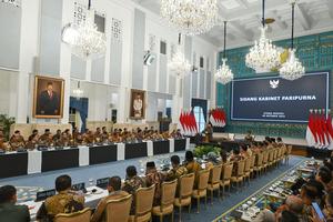 Sidang kabinet paripurna setahun Prabowo-Gibran