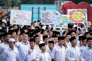 Apel Hari Santri di Tangerang