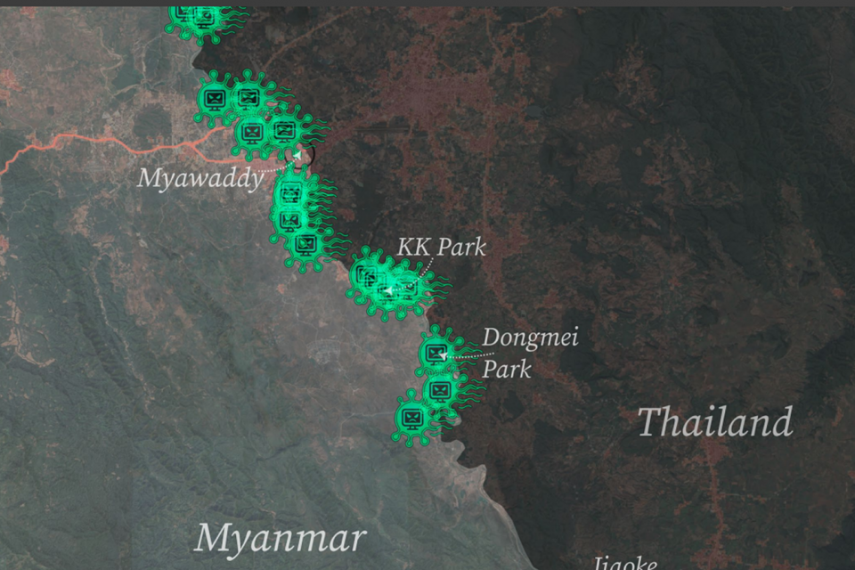 KK Park Myanmar, pusat penipuan online myanmar, wni berhasil kabur dari myanmar,