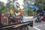 Penertiban Kios Pedagang di Pasar Barito (Foto: Katadata/Fauza Syahputra)