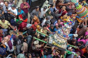 Boyongan pedagang Pasar Induk Godean