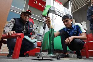 Sidak mutu BBM jenis pertalite di SPBU Kediri