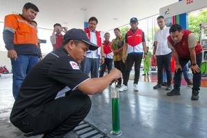 Ditreskrimsus Polda Jatim sidak mutu BBM di SPBU