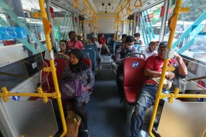 Pemprov DKI Jakarta akan Naikkan Tarif Transjakarta (Foto: Katadata/Fauza)