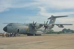 Kedatangan Pesawat Airbus A400M di Lanud Halim Perdanakusuma