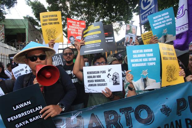 Aksi solidaritas kebebasan pers