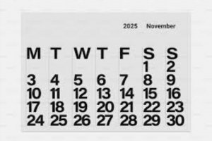 Kalender Islam November 2025