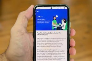 Tampilan layanan JakCare pada aplikasi JAKI.