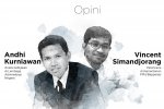 Andhi Kurniawan dan Vincent Simandjorang