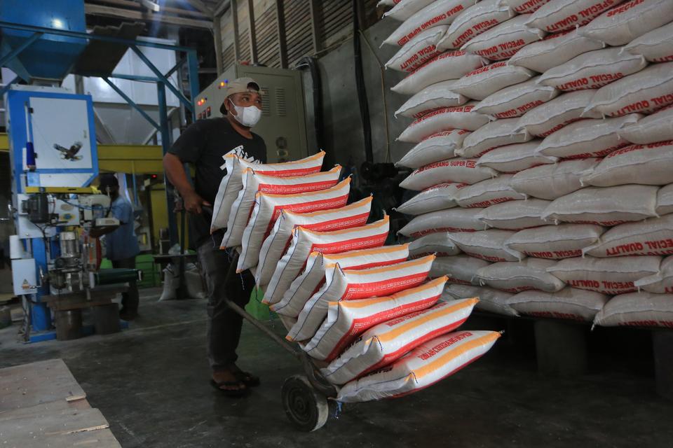 beras, produksi beras