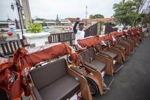 Bantuan becak listrik dari Presiden