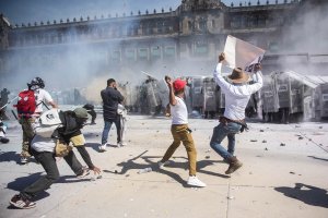Demonstrasi Gen Z di Meksiko. Foto: Reuters