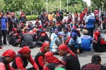 Demo Buruh Tuntut Kenaikan UMP 6 Juta (Foto: Katadata/Fauza Syahputra)