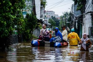 Banjir di Tangerang Selatan