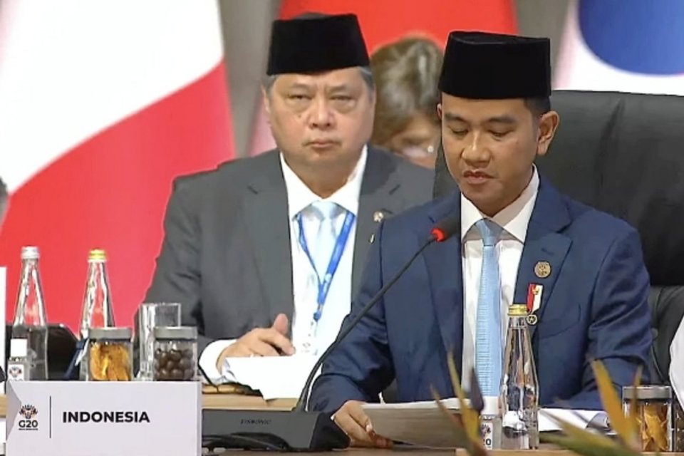 Gibran di KTT G20, qris