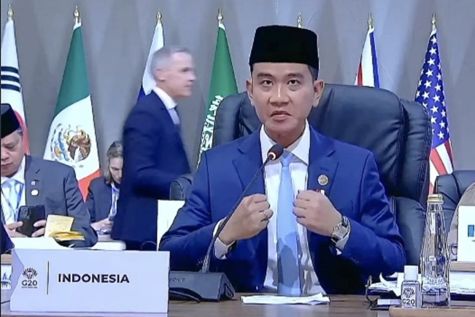 KTT g20, Gibran, gaza