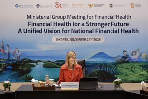Pertemuan Kesehatan Keuangan Nasional bersama Ratu Maxima