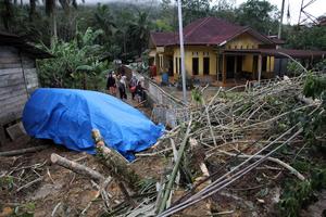 Bencana longsor di Tapanuli Selatan