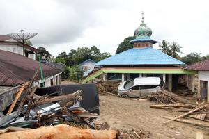 Bencana banjir bandang di Tapanuli Selatan