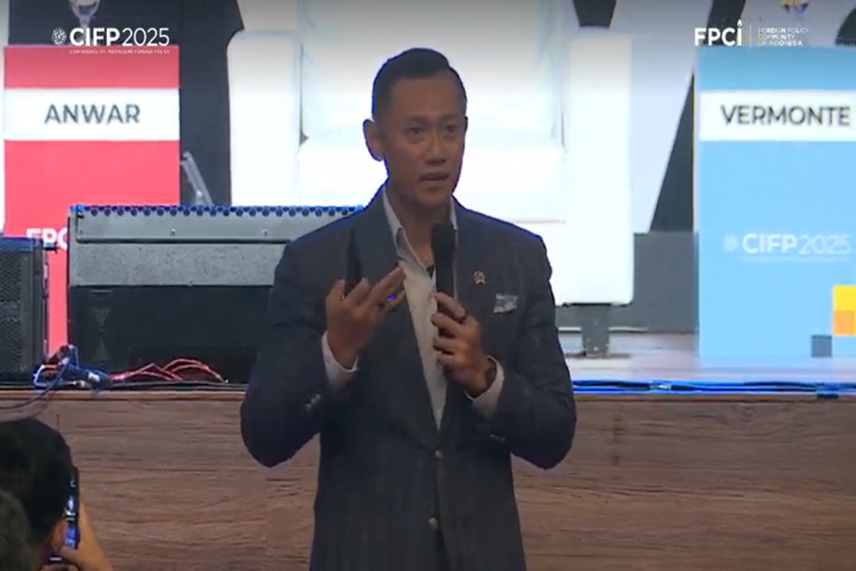 banjir, banjir Sumatra, Menko AHY, CFPI 2025