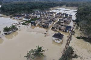 Dampak banjir bandang di Aceh Tamiang