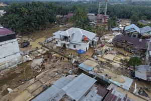 Dampak banjir bandang di Aceh Tamiang