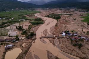 Dampak banjir bandang di Gayo Lues Aceh