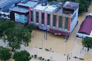 Dampak banjir bandang di Langsa Aceh