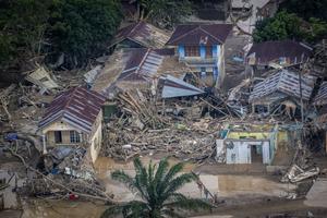Kondisi Aceh Tamiang pascabanjir bandang