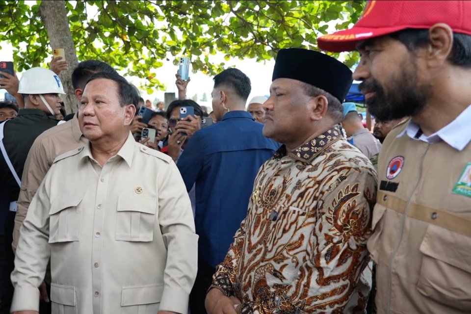 Presiden Prabowo saat Kunjungan di Aceh