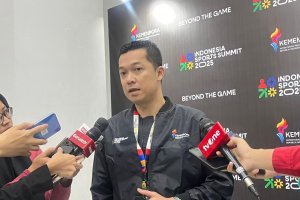 Wakil Menteri Pemuda dan Olahraga, Taufik Hidayat, Indonesia Sport Summit 2025, Minggu (7/12)